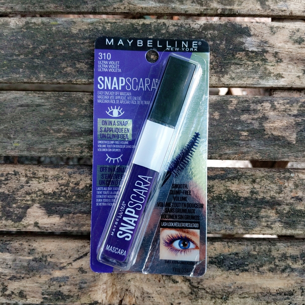 New! Maybelline Snapscara Ultra Violet or Black Cherry